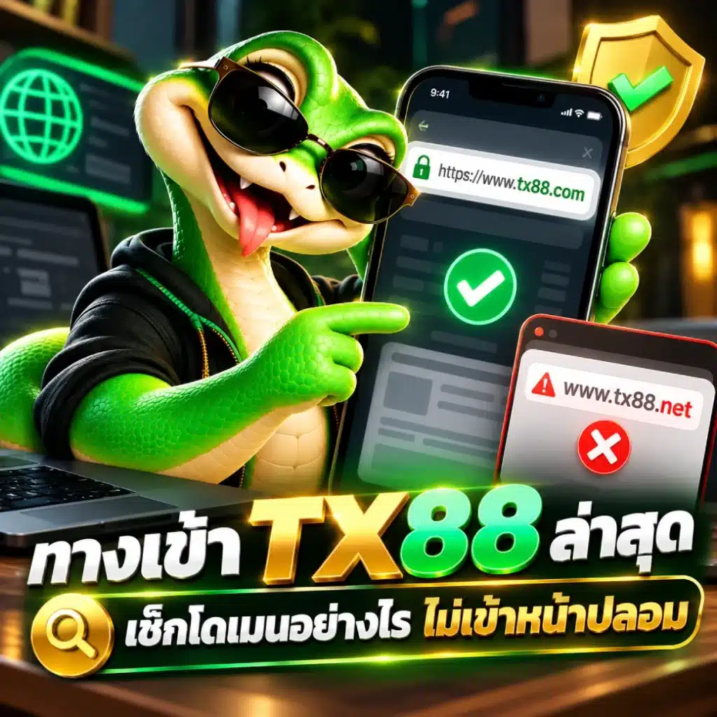 ทางเข้า TX88 ล่าสุด เช็กโดเมนอย่างไรไม่เข้าหน้าปลอม